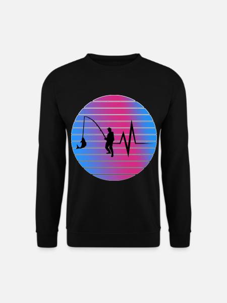 Angeln - Unisex Pullover - Schwarz