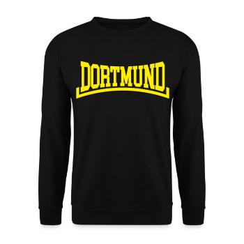 Dortmund - Unisex Pullover - Schwarz - Vorne - Alina (178cm) & Michal (187cm)