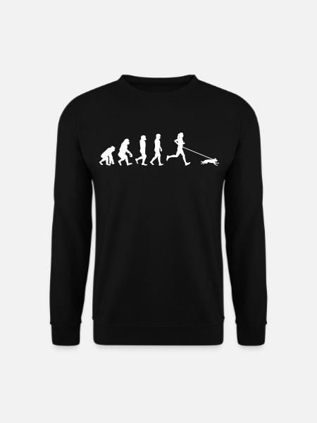 Canicross Trail Running Runner Dog Sport Evolution - Unisex Pullover - Schwarz