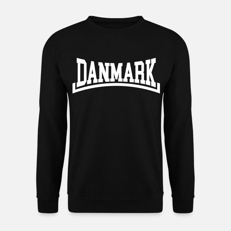 Dänemark - Unisex Pullover - Schwarz