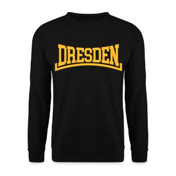Dresden - Unisex Sweatshirt - black - Front - Alina (178cm) & Michal (187cm)