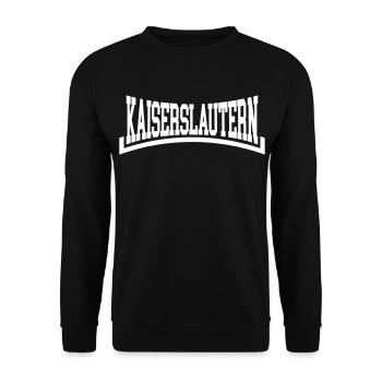 Kaiserslautern - Unisex Sweatshirt - black - Front - Alina (178cm) & Michal (187cm)