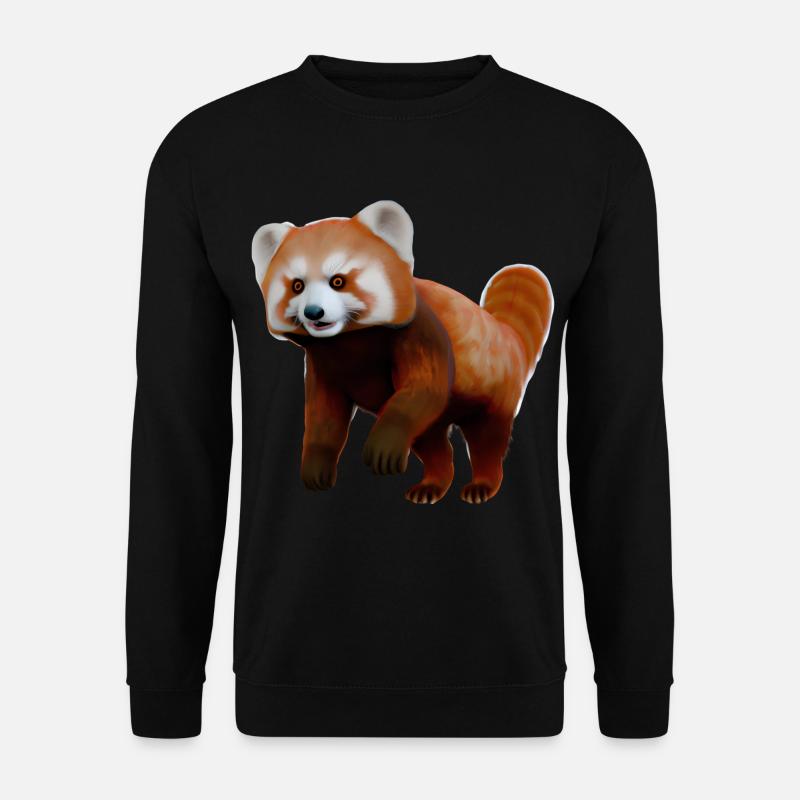 Roter Panda - Unisex Pullover - Schwarz