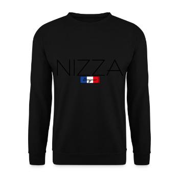 NICE FRANCE HOLIDAY SUMMER PARTY (b) - Unisex Sweatshirt - black - Front - Alina (178cm) & Michal (187cm)