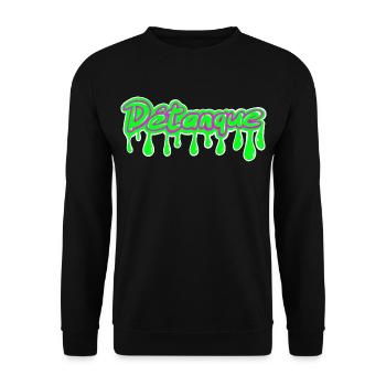 Petanque Pétanque Boule Boccia - Unisex Pullover - Schwarz - Vorne - Alina (178cm) & Michal (187cm)