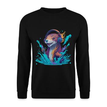 Musasaukko - Unisex Pullover - Schwarz - Vorne - Alina (178cm) & Michal (187cm)