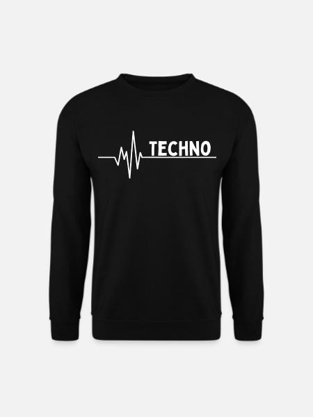 Frequency for Techno - Raverwear - Unisex Sweatshirt - black