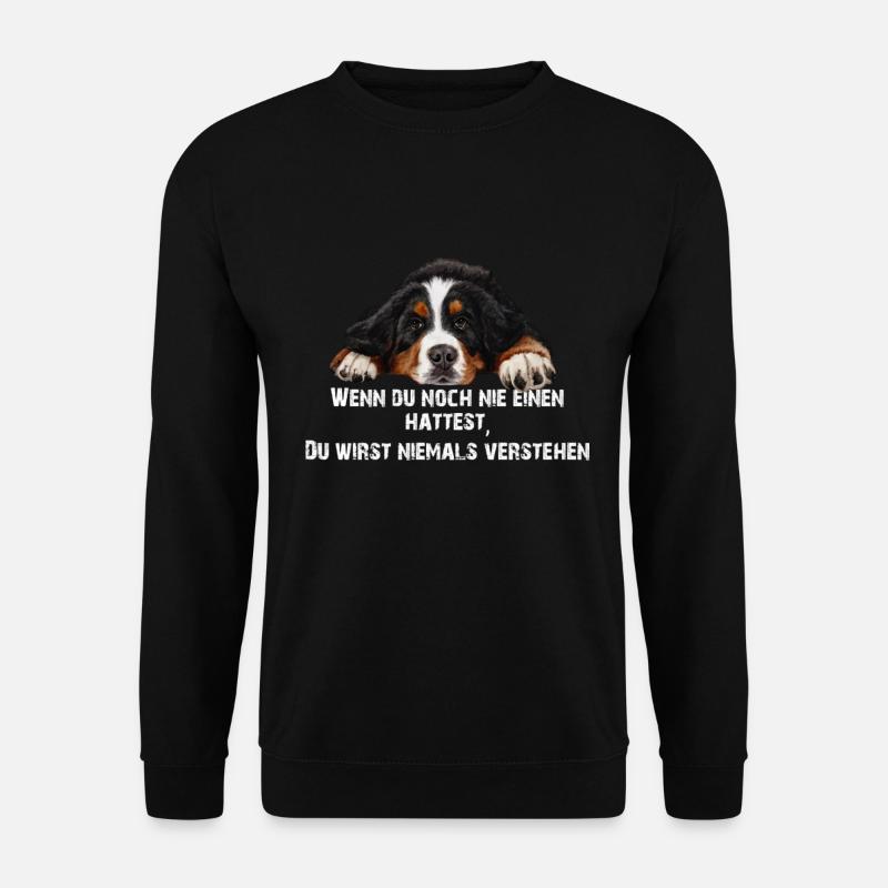 Berner sennenhund - Unisex Pullover - Schwarz
