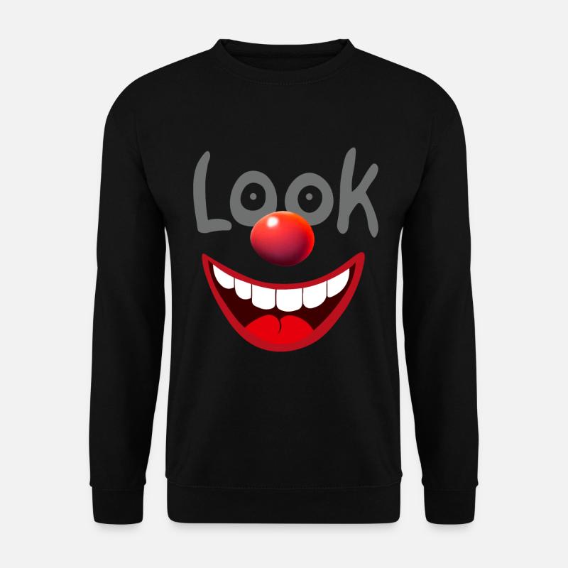 Clown Look - Unisex Pullover - Schwarz