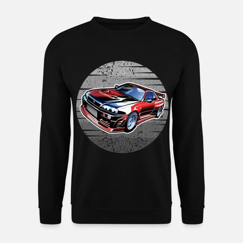 Jdm / Tuning / Turbocompresseur / Jantes / Chiptuning - Sweat-shirt Unisexe - noir