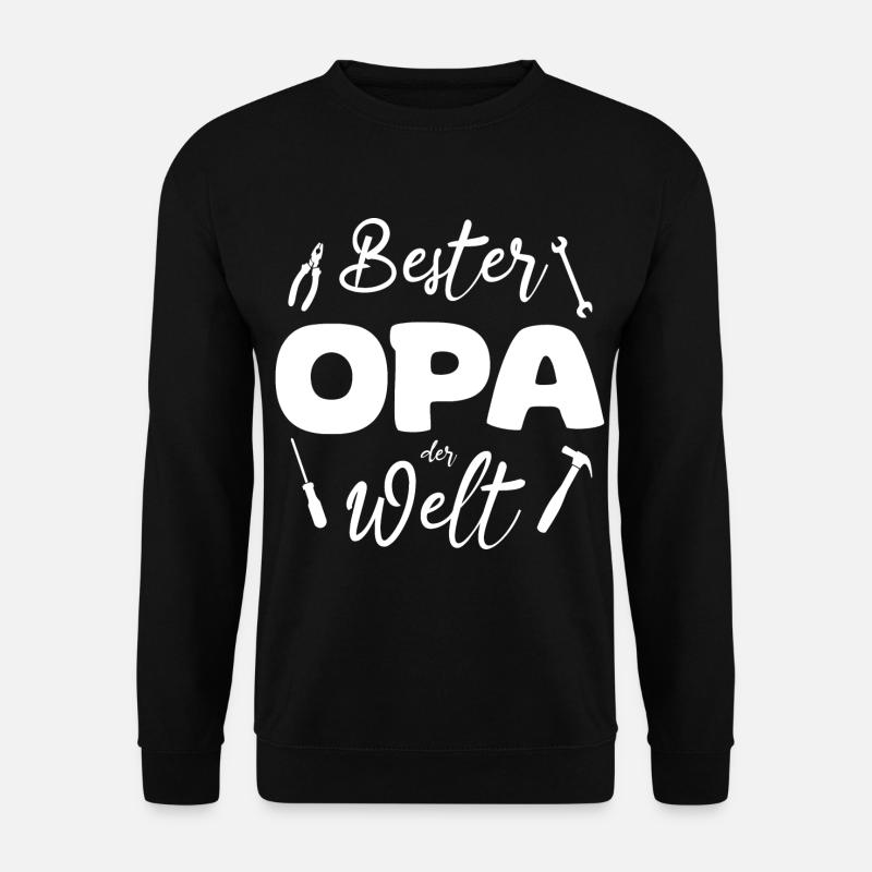 Bester Opa der Welt - Unisex Pullover - Schwarz
