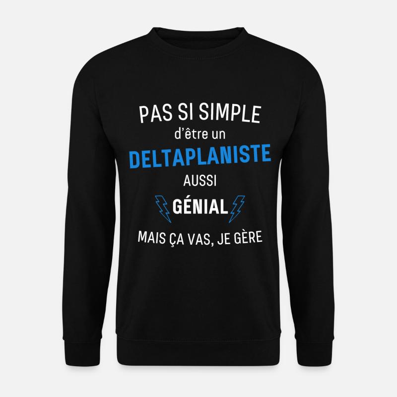 Awesome Deltaplanist - Unisex Sweatshirt - black