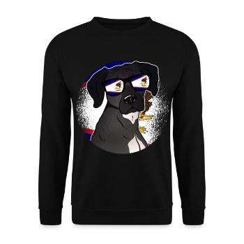 American Samoa - Unisex Sweatshirt - black - Front - Alina (178cm) & Michal (187cm)