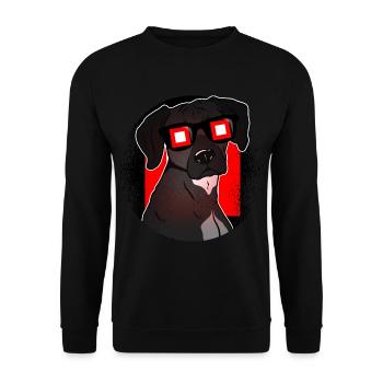 Baster - Unisex Pullover - Schwarz - Vorne - Alina (178cm) & Michal (187cm)