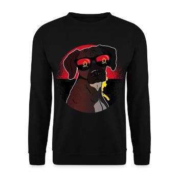 Angola - Unisex Sweatshirt - black - Front - Alina (178cm) & Michal (187cm)