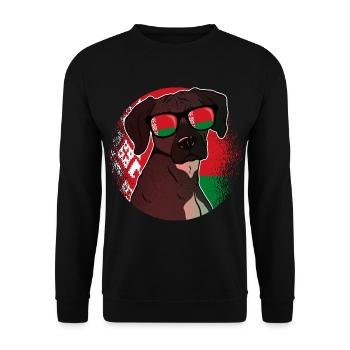 Belarus - Unisex Sweatshirt - black - Front - Alina (178cm) & Michal (187cm)