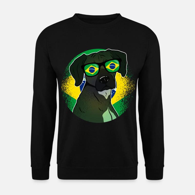Brasilien - Unisex Pullover - Schwarz