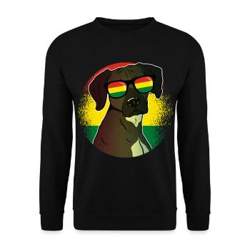 Bolivia - Unisex Sweatshirt - black - Front - Alina (178cm) & Michal (187cm)