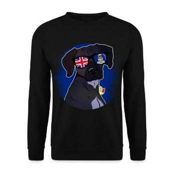 Îles Caïmans - Sweat-shirt Unisexe - noir - Devant - Alina (178cm) & Michal (187cm)