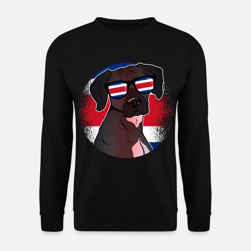 Costa Rica - Unisex Pullover - Schwarz