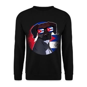 Cuba - Sweat-shirt Unisexe - noir - Devant - Alina (178cm) & Michal (187cm)