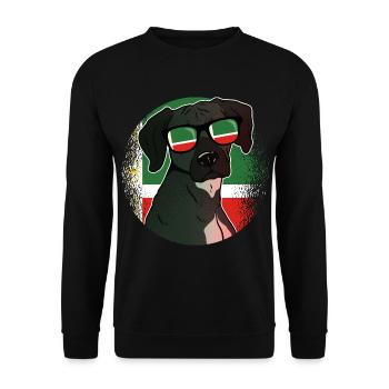 Tschetschenien - Unisex Pullover - Schwarz - Vorne - Alina (178cm) & Michal (187cm)