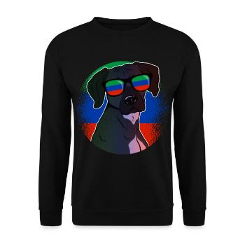 Daghestan - Sweat-shirt Unisexe - noir - Devant - Alina (178cm) & Michal (187cm)