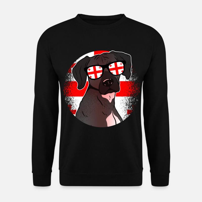 Georgien - Unisex Pullover - Schwarz