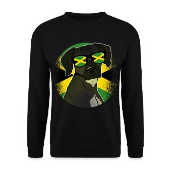 Jamaika - Unisex Pullover - Schwarz - Vorne - Alina (178cm) & Michal (187cm)