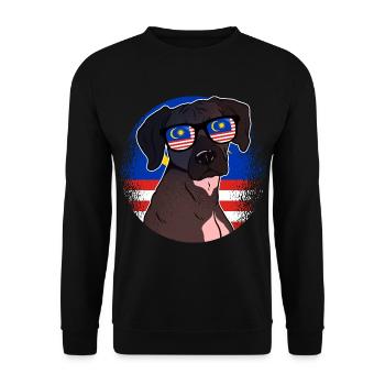 Malaisie - Sweat-shirt Unisexe - noir - Devant - Alina (178cm) & Michal (187cm)