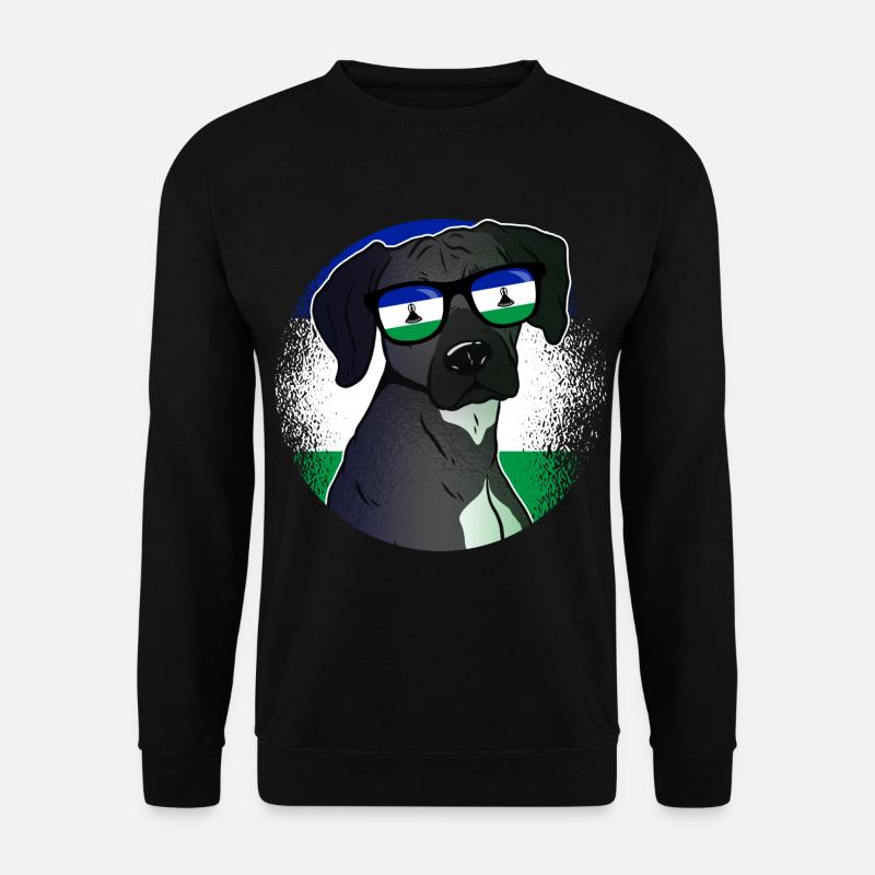Lesotho - Unisex Pullover - Schwarz
