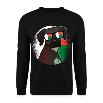 Madagaskar - Unisex Pullover - Schwarz - Vorne - Alina (178cm) & Michal (187cm)