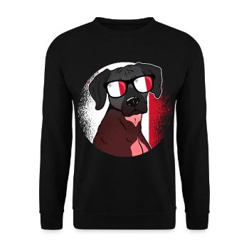 Malta - Unisex Sweatshirt - black - Front - Alina (178cm) & Michal (187cm)