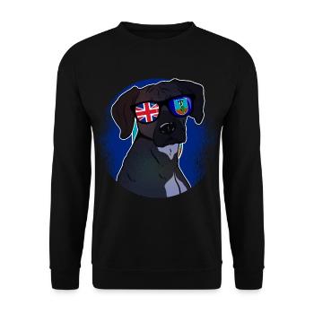 Montserrat - Unisex Sweatshirt - black - Front - Alina (178cm) & Michal (187cm)