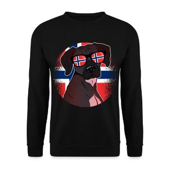 Norvège - Sweat-shirt Unisexe - noir - Devant - Alina (178cm) & Michal (187cm)