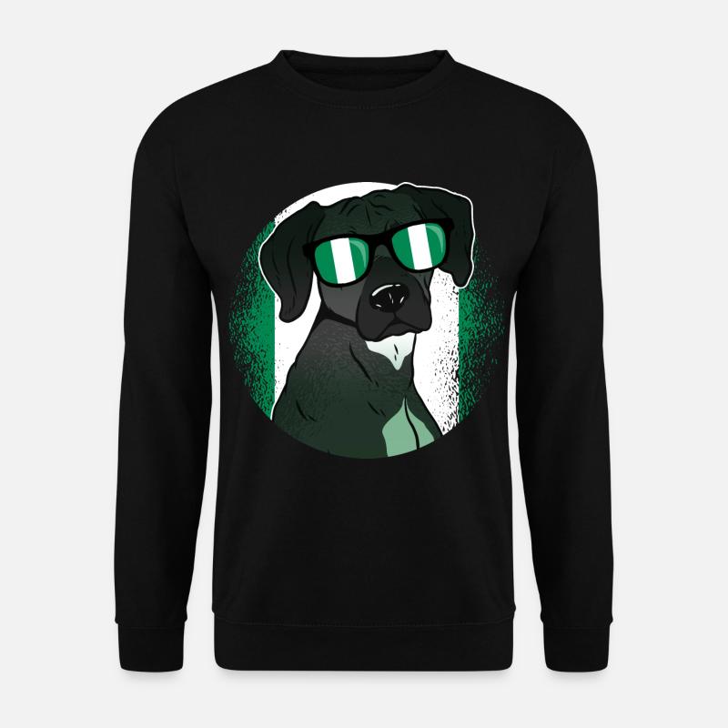 Nigeria - Unisex Pullover - Schwarz