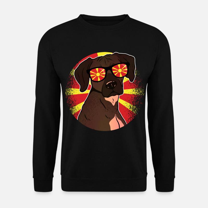 Nordmazedonien - Unisex Pullover - Schwarz