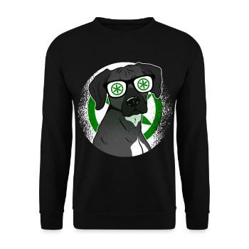 Padanien - Unisex Pullover - Schwarz - Vorne - Alina (178cm) & Michal (187cm)