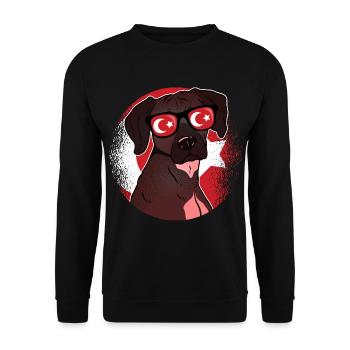 Ottoman Empire - Unisex Sweatshirt - black - Front - Alina (178cm) & Michal (187cm)