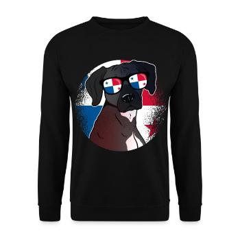 Panama - Unisex Sweatshirt - black - Front - Alina (178cm) & Michal (187cm)