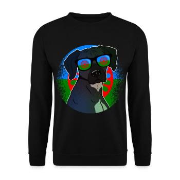 Roma - Unisex Sweatshirt - black - Front - Alina (178cm) & Michal (187cm)