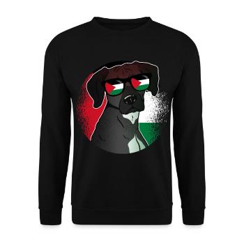 Palästina - Unisex Pullover - Schwarz - Vorne - Alina (178cm) & Michal (187cm)