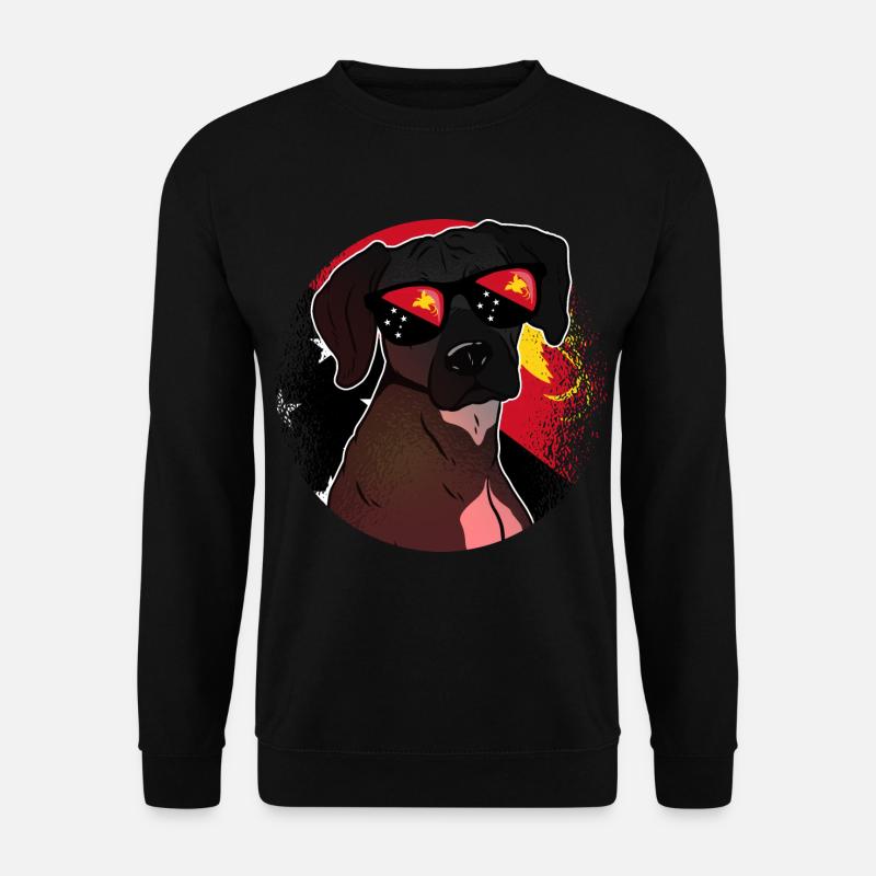 Papua-Neuguinea - Unisex Pullover - Schwarz