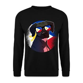 Philippines - Sweat-shirt Unisexe - noir - Devant - Alina (178cm) & Michal (187cm)