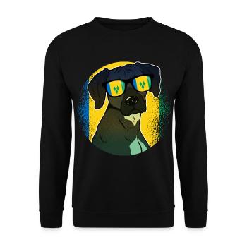 Saint Vincent and the Grenadines - Unisex Sweatshirt - black - Front - Alina (178cm) & Michal (187cm)