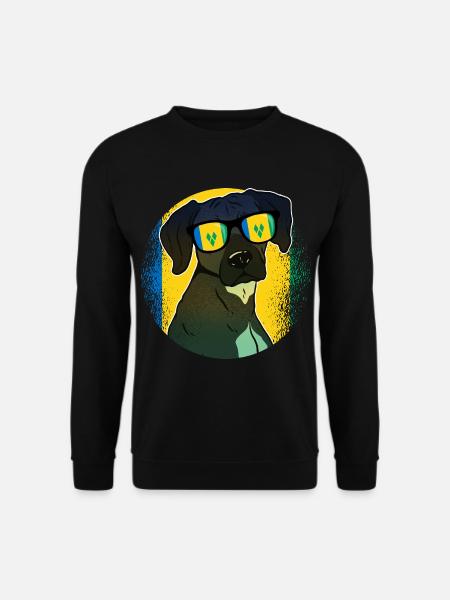 Saint Vincent et les Grenadines - Sweat-shirt Unisexe - noir
