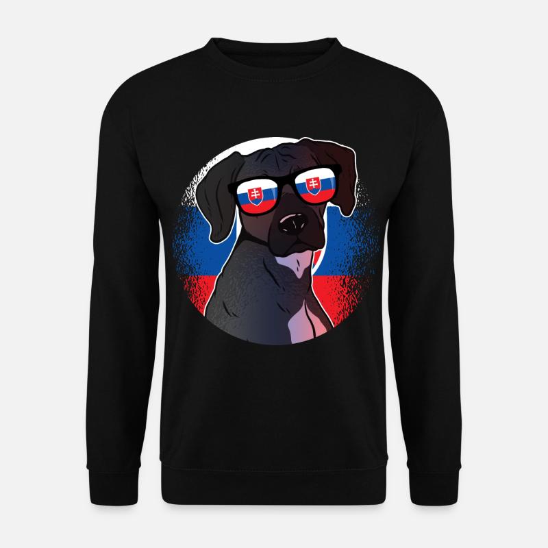Slowakei - Unisex Pullover - Schwarz
