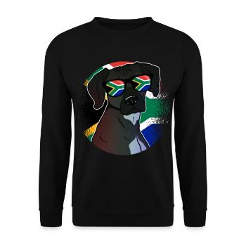 South Africa - Unisex Sweatshirt - black - Front - Alina (178cm) & Michal (187cm)