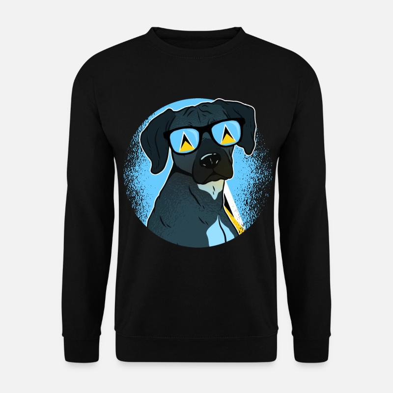 Saint Lucia - Unisex Sweatshirt - black