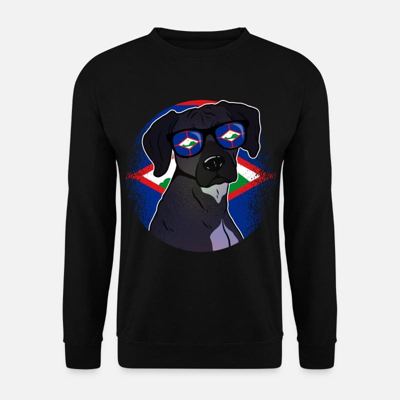 Sint Eustatius - Unisex Pullover - Schwarz